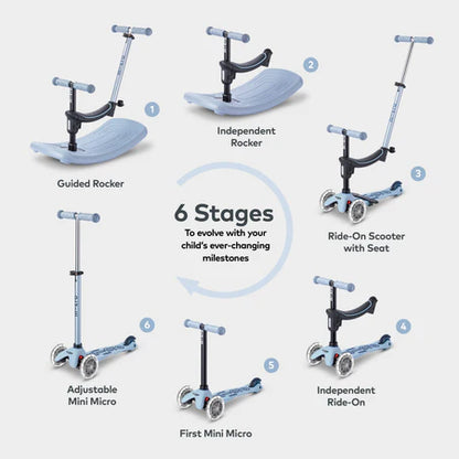 Scooter Mini Deluxe Rock & Go LED