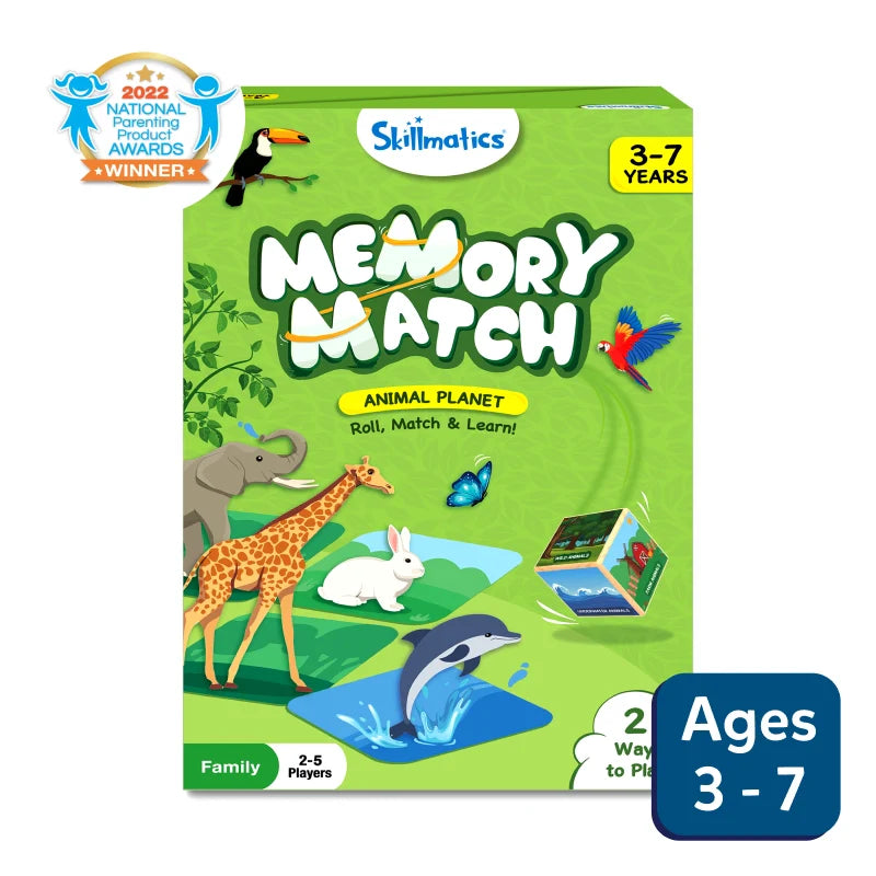 Memory Match - Animal Planet - Juego de Mesa