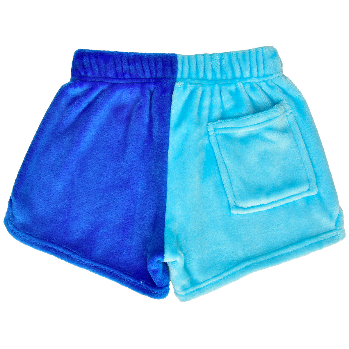 Shorts Peludos - 2 Tonos de Azul
