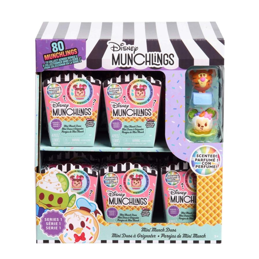 ©Disney Munchlings Mini Munch Duos 2 Pack Mystery Scented Figures
