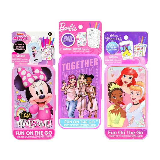 ©Disney Barbie™ Fun On The Go Color & Sticker Assortment