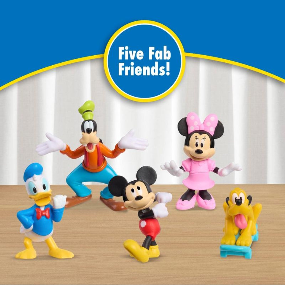 Disney Junior Mickey 3 Inch Collectible 5 Figure Pack