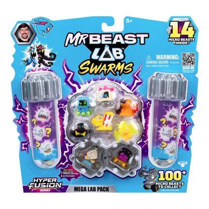 MrBeast Lab™ Swarms Mega Lab Pack – Series 3 with 14 Micro Beasts Assortment