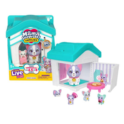 Little Live Pets™ Mama Surprise Families Mama’s House Toy with 4, 5, or 6 Babies