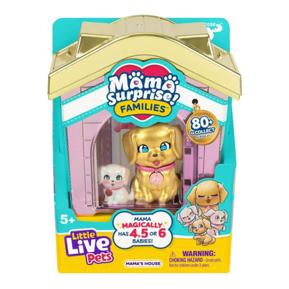 Little Live Pets™ Mama Surprise Families Mama’s House Toy with 4, 5, or 6 Babies