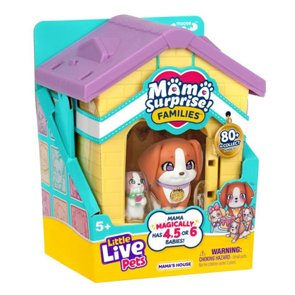 Little Live Pets™ Mama Surprise Families Mama’s House Toy with 4, 5, or 6 Babies