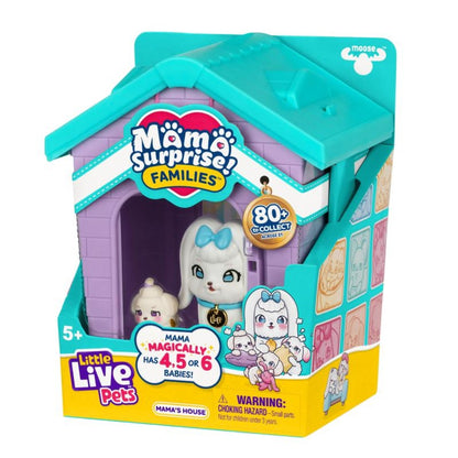 Little Live Pets™ Mama Surprise Families Mama’s House Toy with 4, 5, or 6 Babies