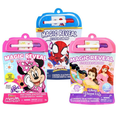 Disney Magic Reveal Sticker Fun Pad - Princesas