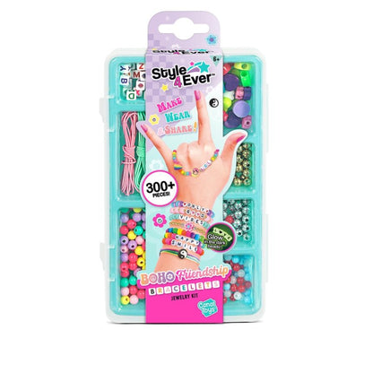 Style 4 Ever™ Boho Friendship Bracelet Jewelry Kit with 300+ Beads