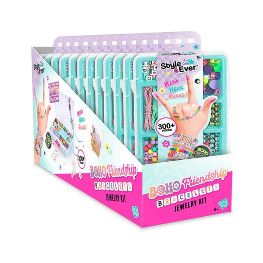 Style 4 Ever™ Boho Friendship Bracelet Jewelry Kit with 300+ Beads