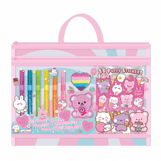 Set de Escarcha y Stickers - Critters