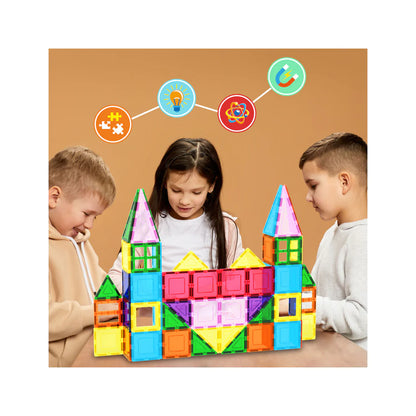 Set de 101 Piezas con Bolsa para Cargar - Bloques Magneticos no