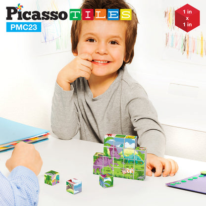 Rompecabeza Magnético - 20 Piezas  Dinosaurios Set