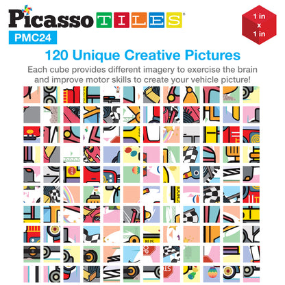 Rompecabeza Magnético - 20 Piezas de Vehículos