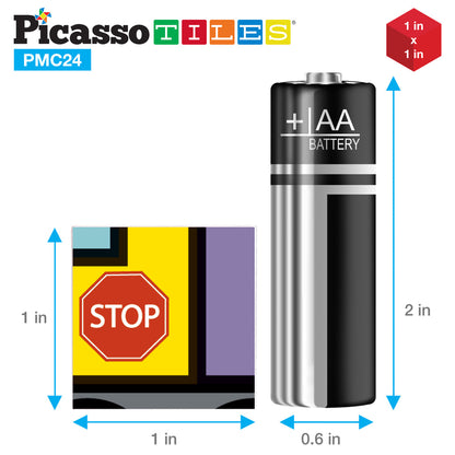 Rompecabeza Magnético - 20 Piezas de Vehículos