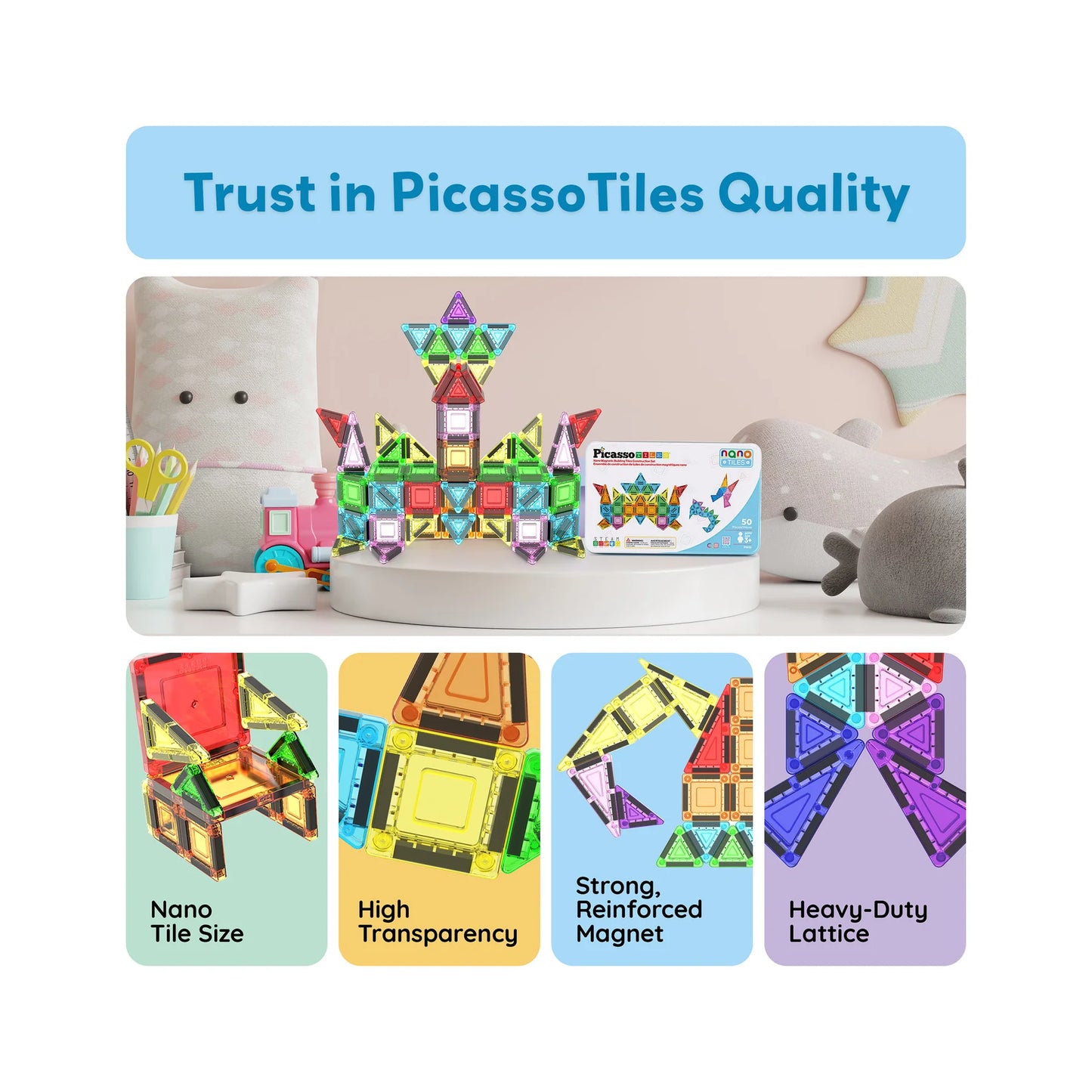 Set de Bloques Nano - 50 Piezas