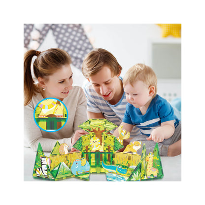 Set de animales Safari Magneticos - 8 Piezas