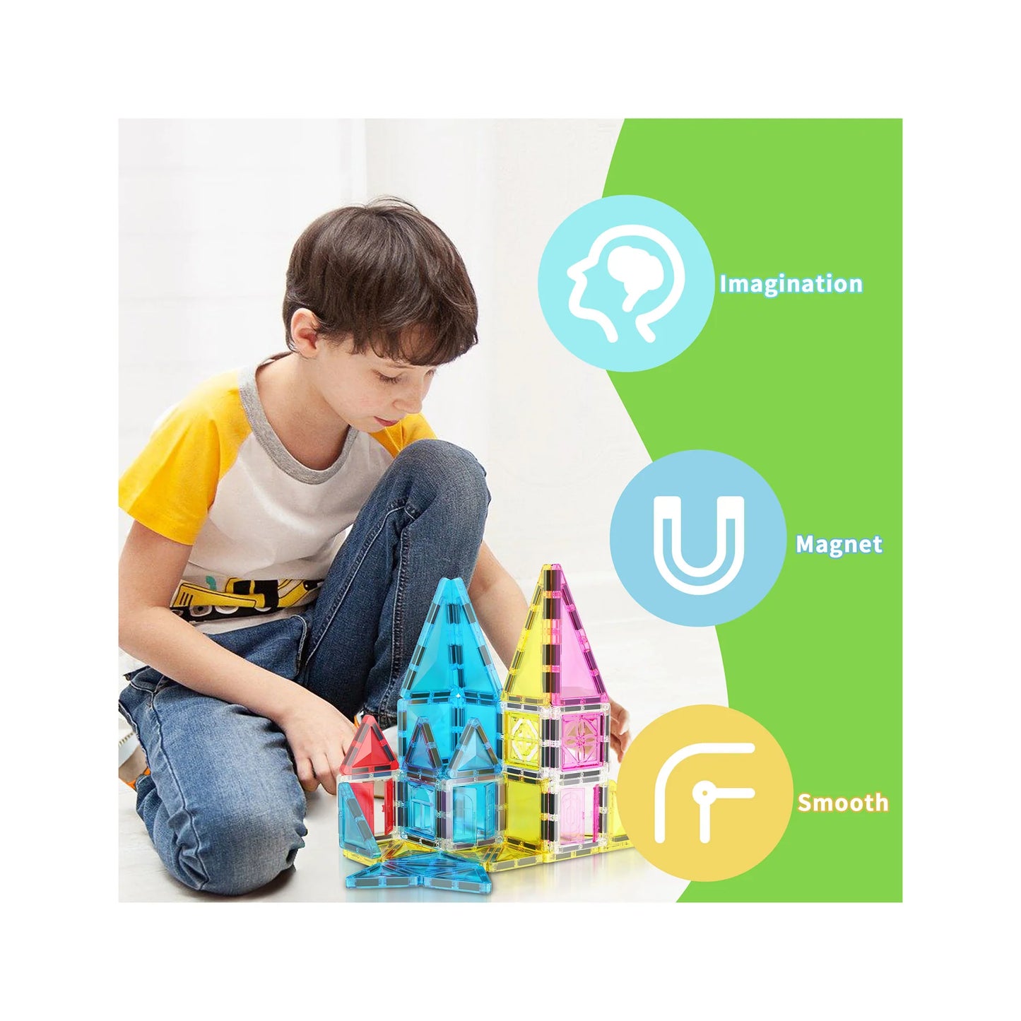 Set de Mini Diamantes - 48 Piezas Bloques Magneticos