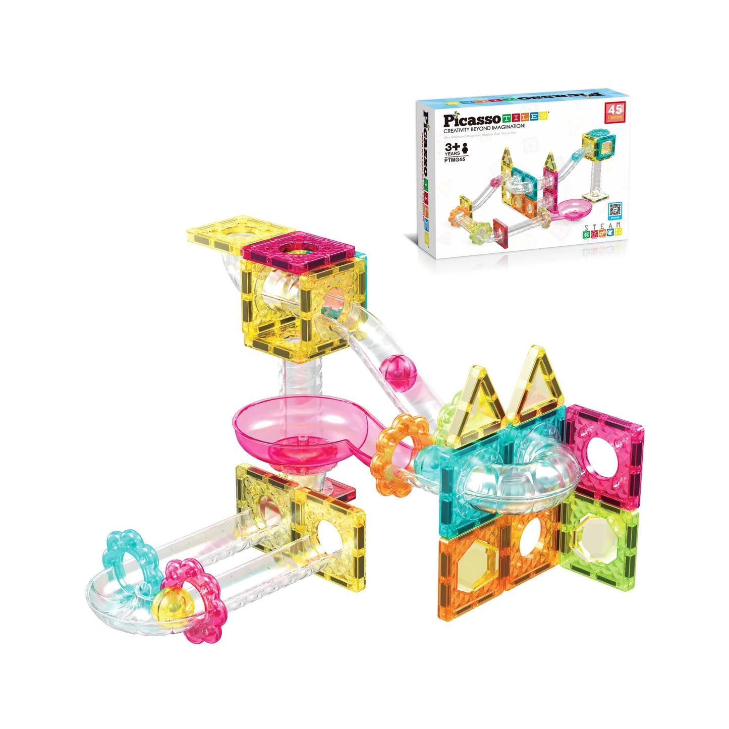 Marble Run Magnetico Mini - Set de 45 Piezas