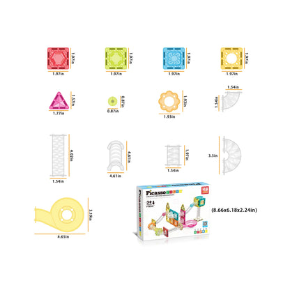 Marble Run Magnetico Mini - Set de 45 Piezas