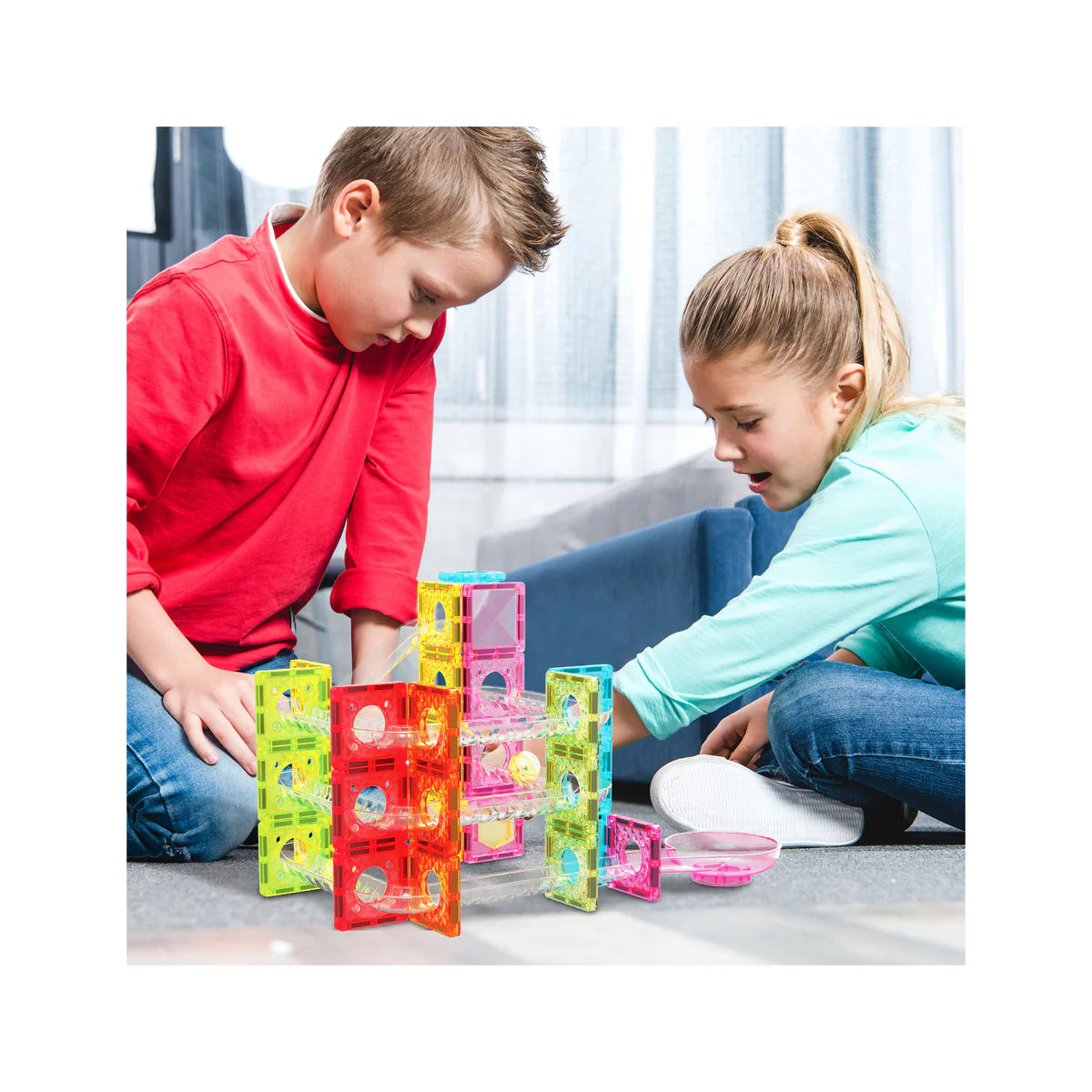 Marble Run Magnetico Mini - Set de 60 Piezas