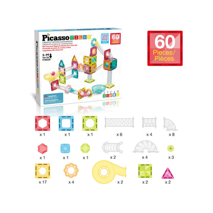 Marble Run Magnetico Mini - Set de 60 Piezas