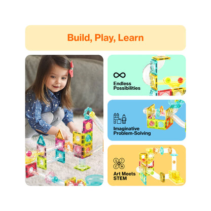 Marble Run Magnetico Mini - Set de 60 Piezas