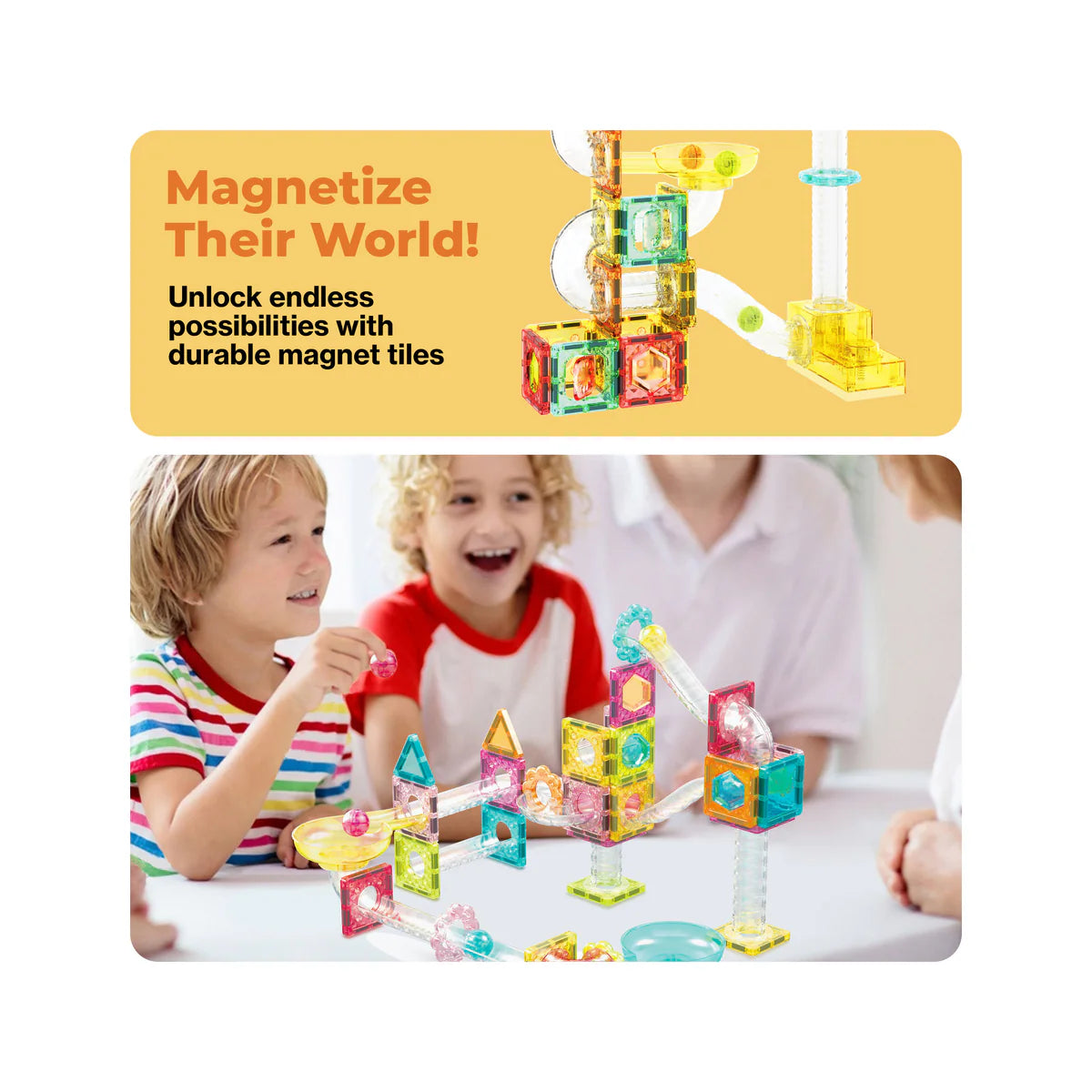 Marble Run Magnetico Mini - Set de 60 Piezas