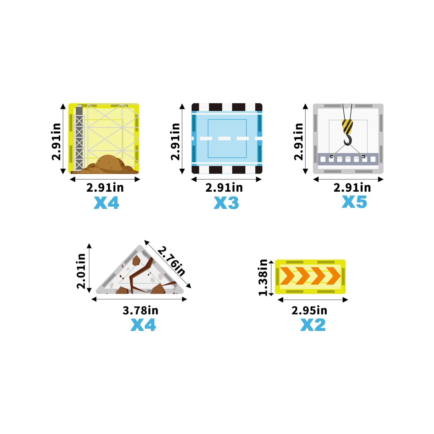 Set de 26 Piezas De Construcción - Bloques Magnéticos