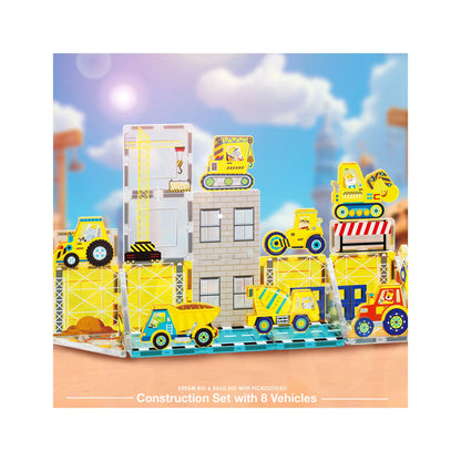 Set de 26 Piezas De Construcción - Bloques Magnéticos