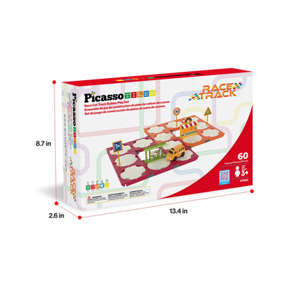 Set de 60 Piezas Pista de Carros que Rota