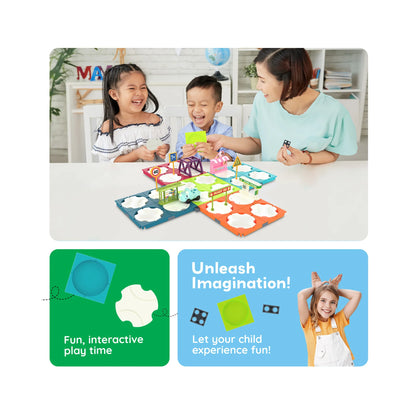 Set de 85 Piezas Pista de Carros que Rota