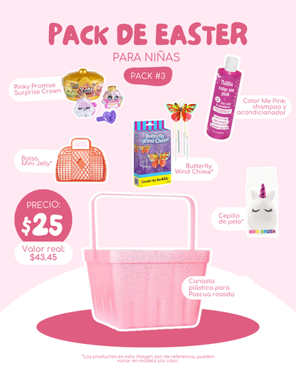Pascua Pack Niña Canasta Chica #3