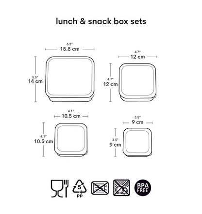 Lunch & Snack Box Set -  Set de Lonchera