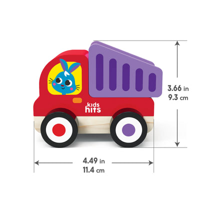 Set de Camion de Basura y Personajes de Madera