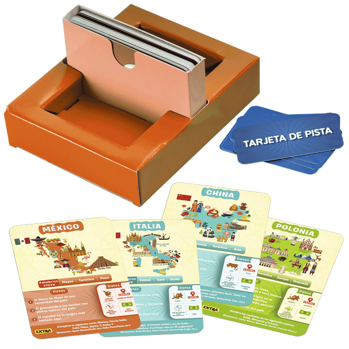 Adivina en 10 - Paises del Mundo - Juego de Mesa de Adivinar Paises