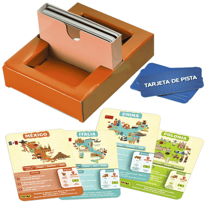 Adivina en 10 - Paises del Mundo - Juego de Mesa de Adivinar Paises