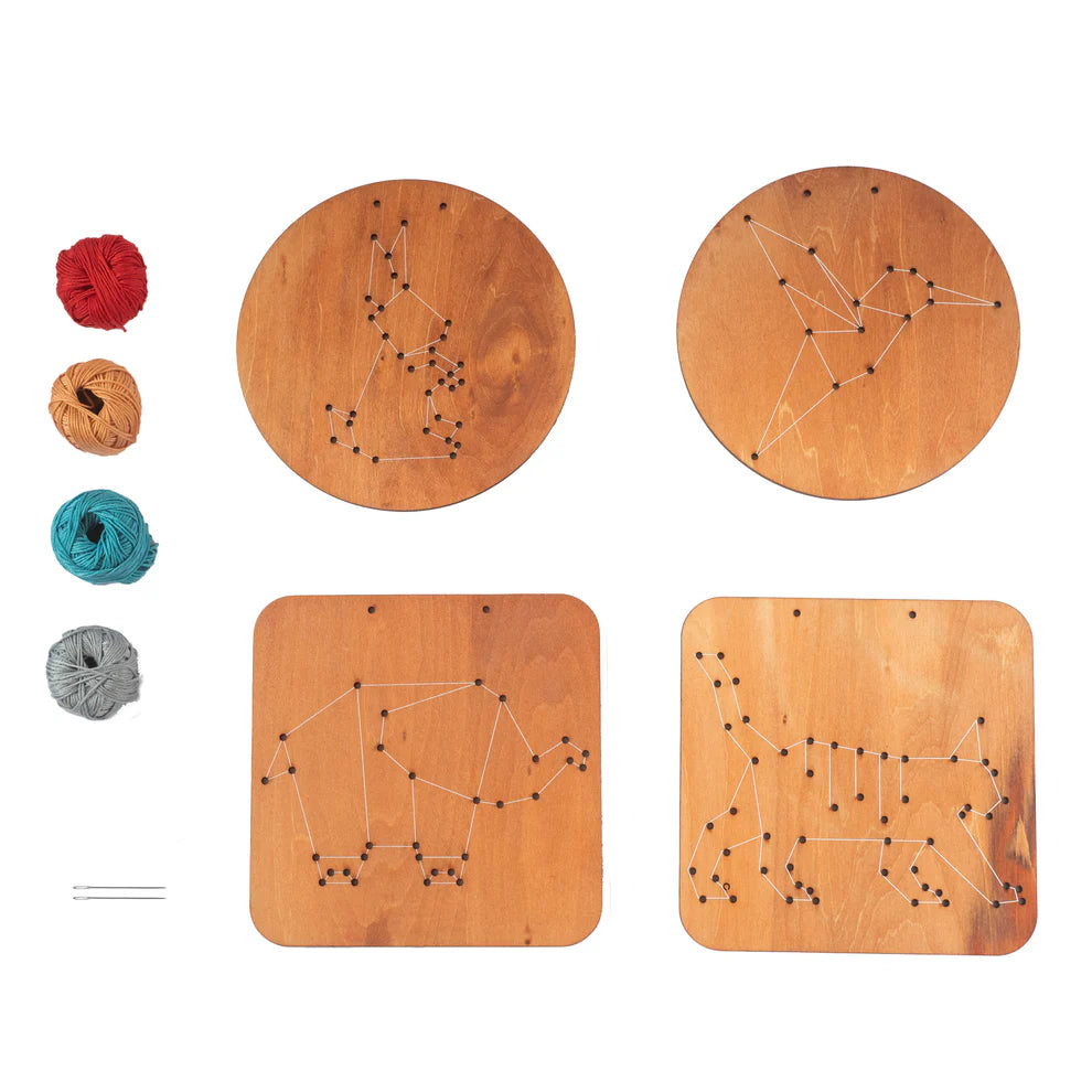 Kit de Bordado de Madera - Animales