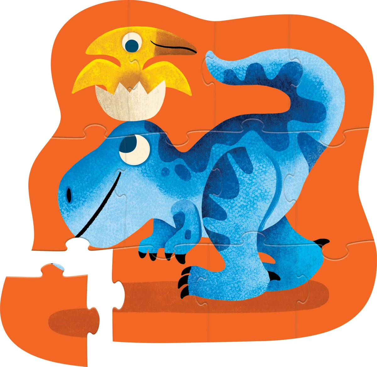 Mini Puzzle Dino Friends - 12 Piezas