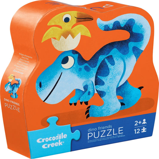 Mini Puzzle Dino Friends - 12 Piezas