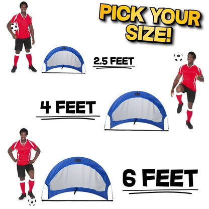 2 Pop Up Soccer Goal with Carrying Bag - 2 Porterias con bolsa para guardar
