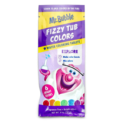 Mr. Bubble Fizzy Tub Colors - 150 Pastillas de Colores