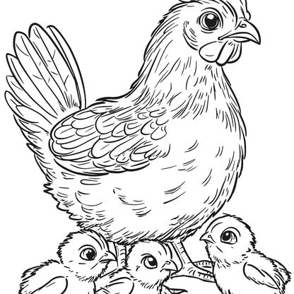 Farm Friends XXL Coloring Book - Libro de Pintar XXL Animales Granja