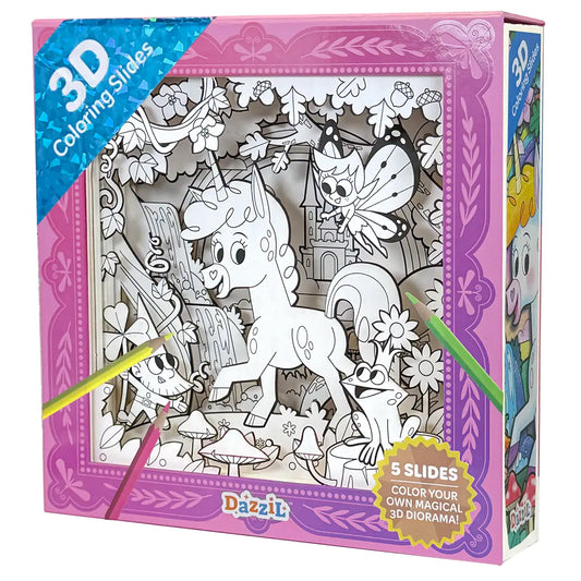 3D Coloring Unicorn - Pintar 3D Unicornio