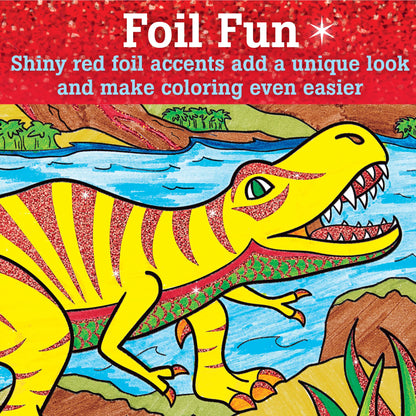 Pinta por Numeros Foil Fun - T Rex