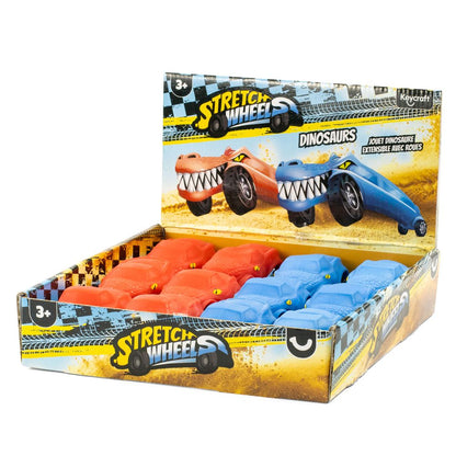 Stretch Wheels Sensory Dinosaur Car Toy