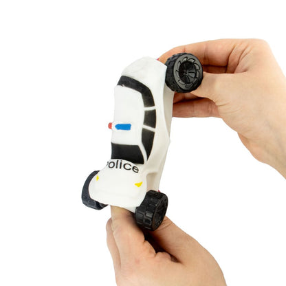 Stretch Wheels Sensory Police Car Toy