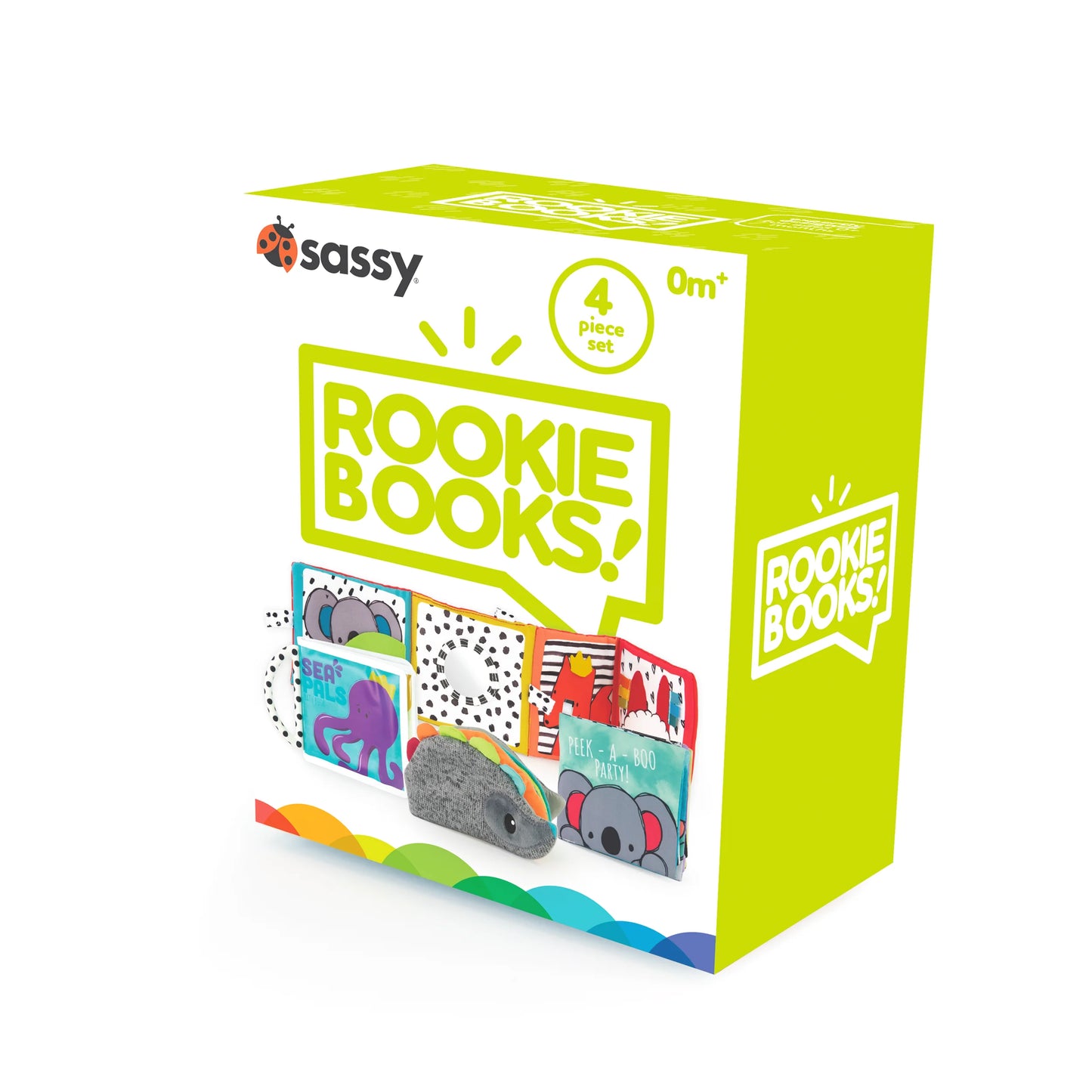 Rookie Books Baby Box - Set de 4 Libros para Bebes - 0m+