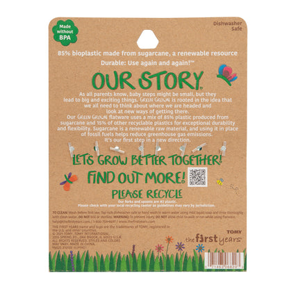 GreenGrown® Reusable Flatware – Toddler Forks & Spoons – 16 Pack - Set de Utensilios