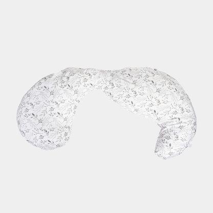 Almohada de Embarazo - Total Body Pillow - Gray Falling Leaves